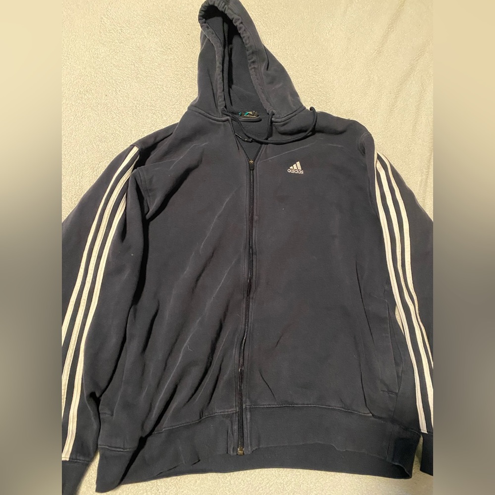 adidas zip up hoodie
